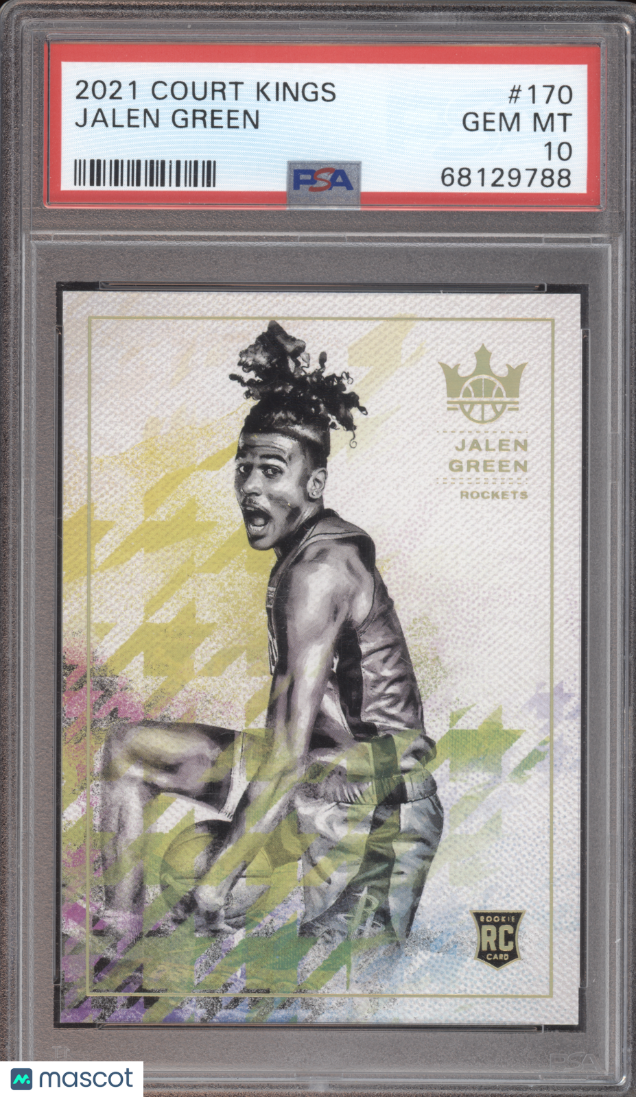 2021 Panini Court Kings Jalen Green #170 RC PSA 10