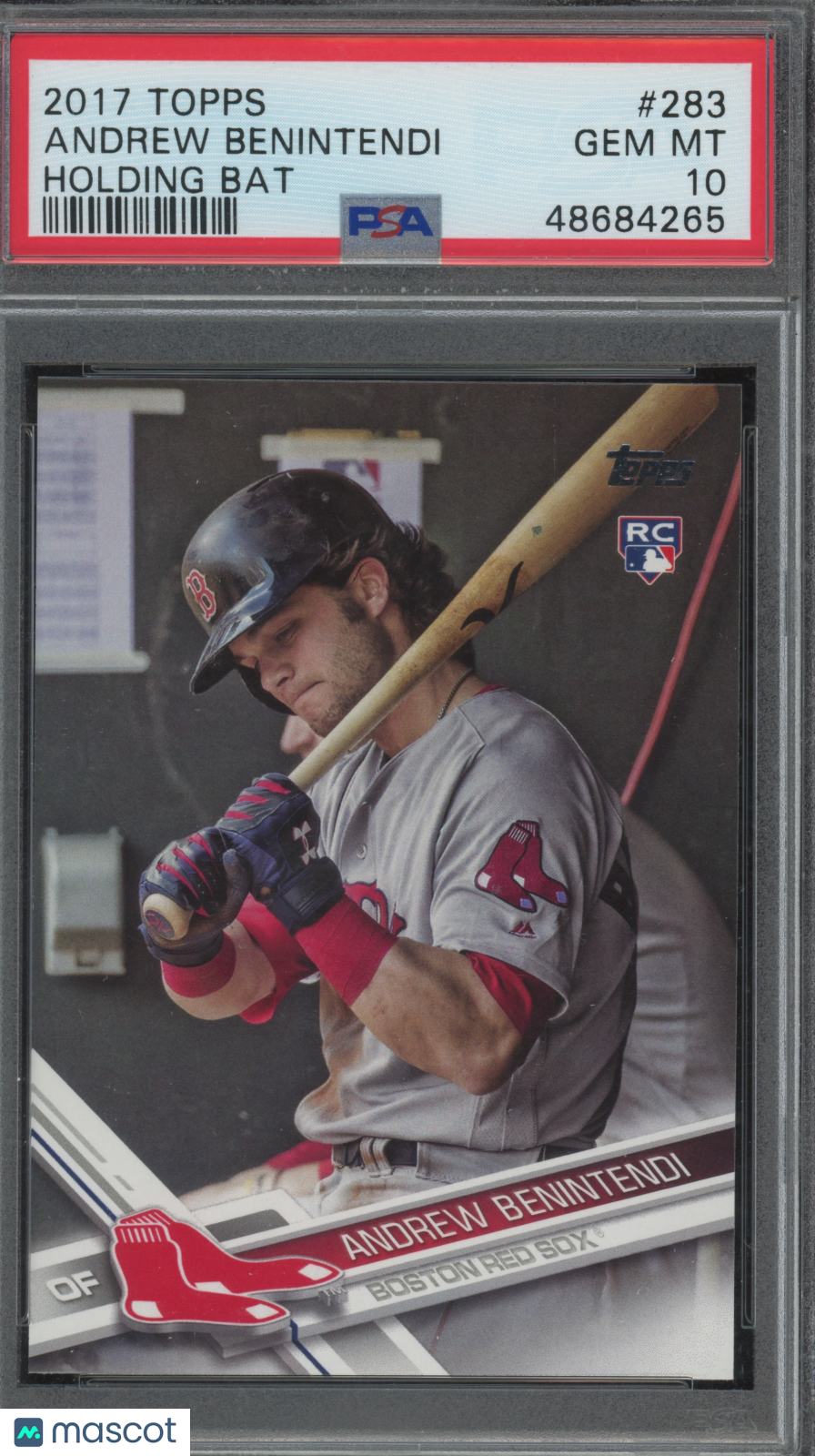 2017 Topps Andrew Benintendi #283 SP Rookie PSA 10