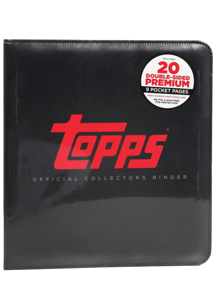 Topps Black Official Collectors Binder (Red or Black)