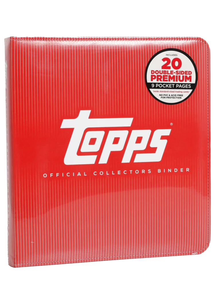 Topps Black Official Collectors Binder (Red or Black)