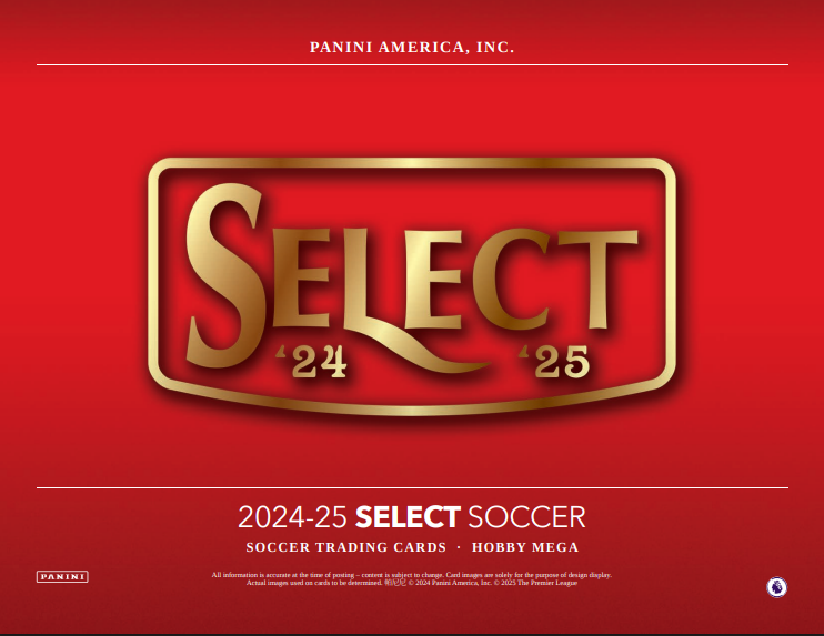 2024-25 Panini Select Premier League Soccer Hobby Mega Box - Pre Order