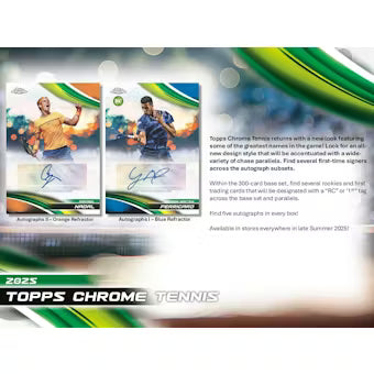 2025 Topps Chrome Tennis Breaker's Delight Box