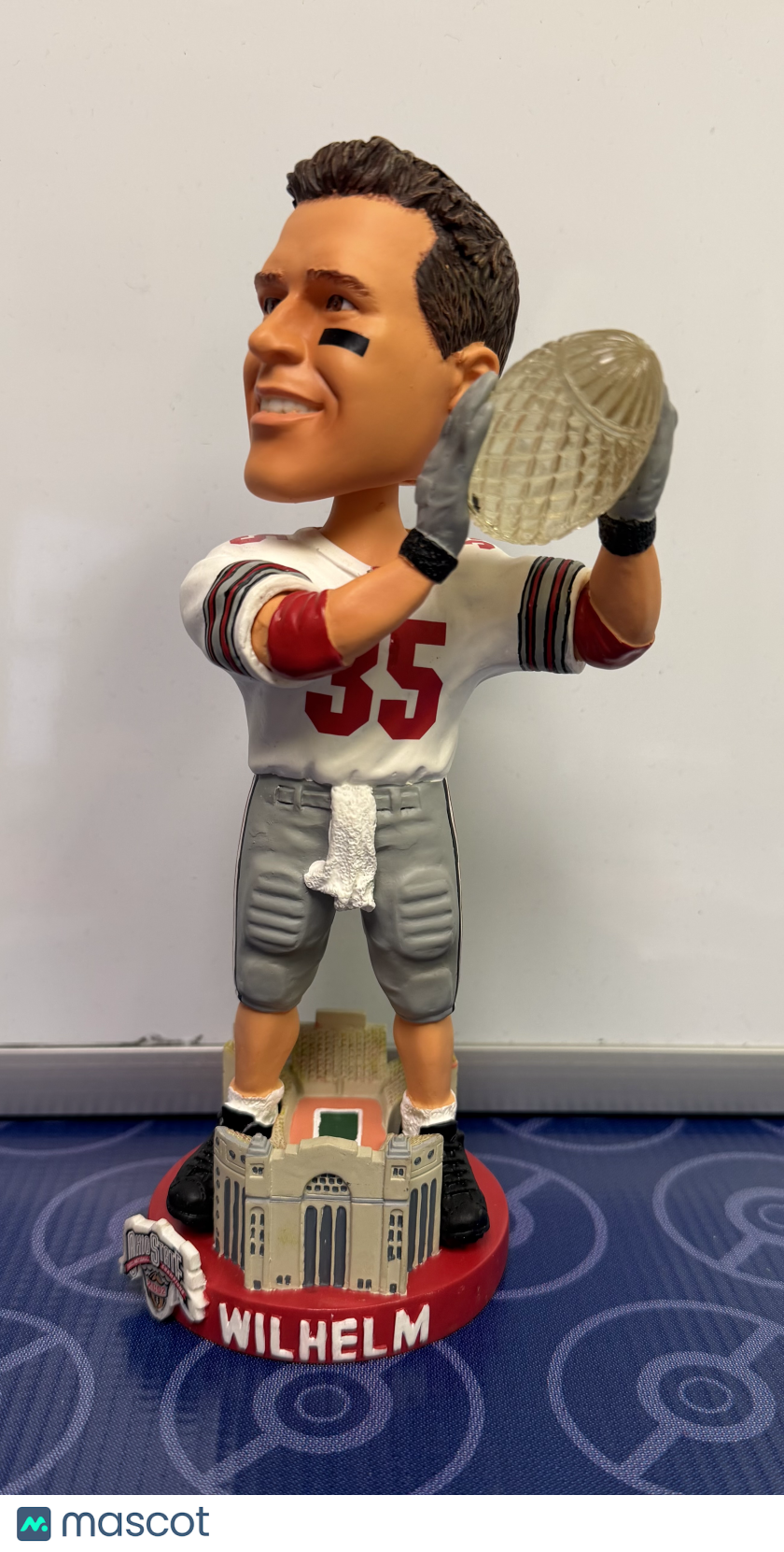 2002 Legends of the Shoe Matt Wilhelm (Ohio State Bobblehead)