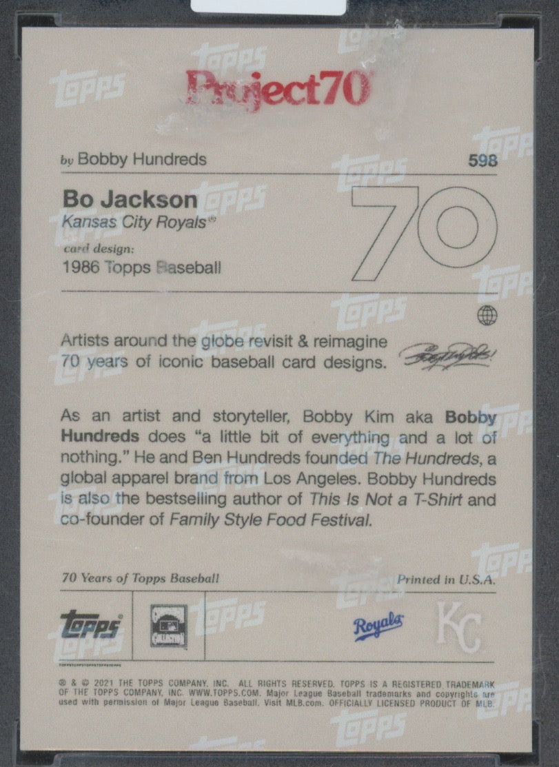 2021 Topps Project 70 Bo Jackson #598