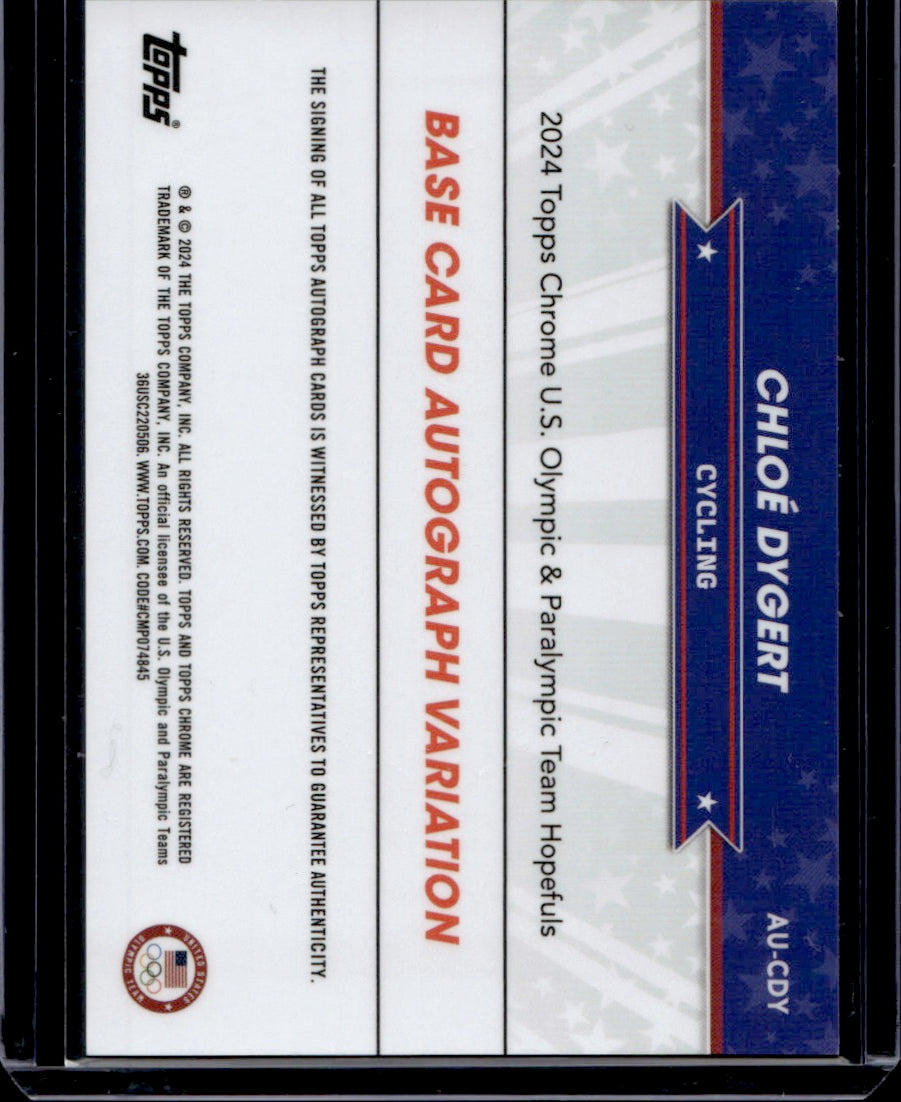 2021 Topps Chrome U.S. Olympic Chloé Dygert #105/138 105/138
