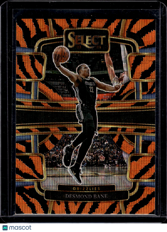 2024 2023-24 Panini Select Desmond Bane #39 Tiger Stripe