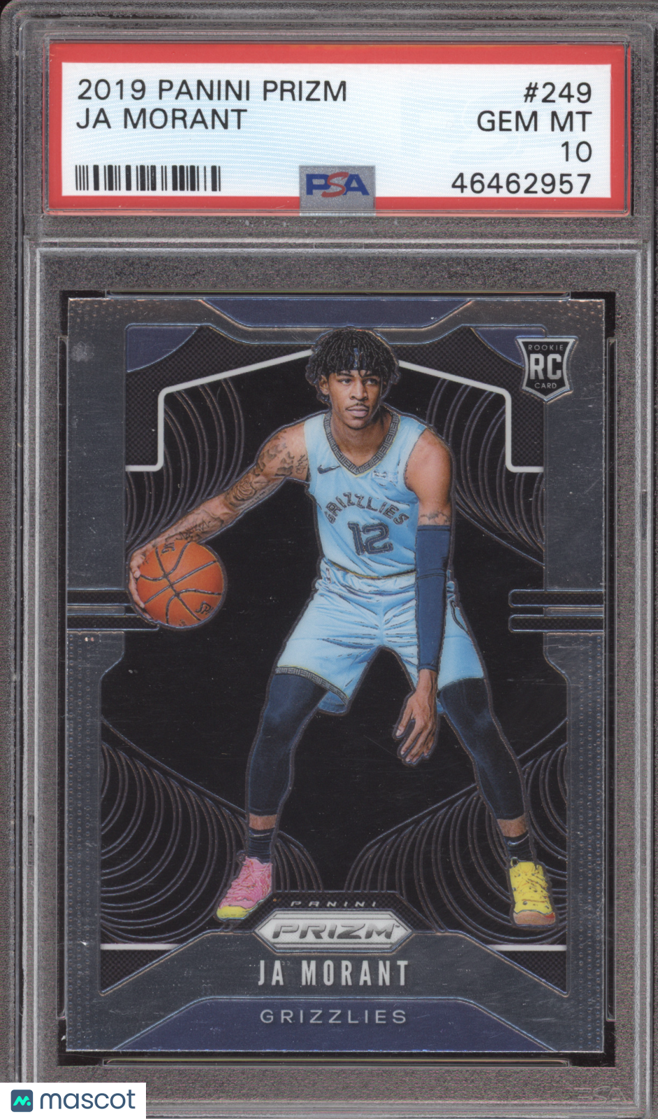 2019 Panini Prizm Ja Morant #249 RC PSA 10