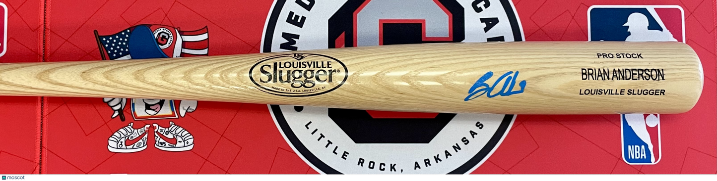 Brian Anderson Signed Baseball Bat