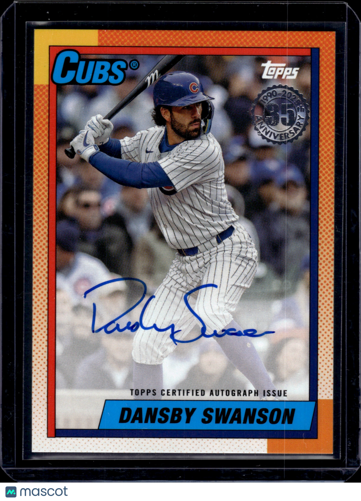 2025 Topps Series 1 Dansby Swanson #DSW 1990 On-Card Auto – Gameday ...