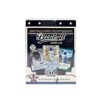 2026 Leaf Metal Draft Edition Baseball Jumbo Hobby Box