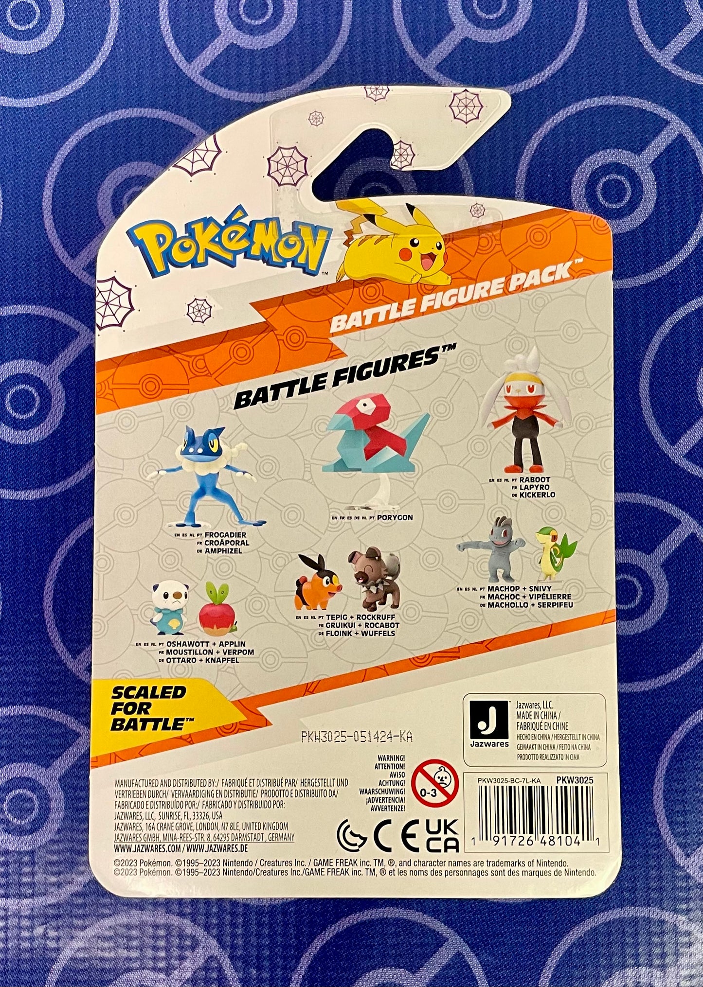 2023 Pokemon Toy Battle Figure Pack Pikachu & Hoothoot
