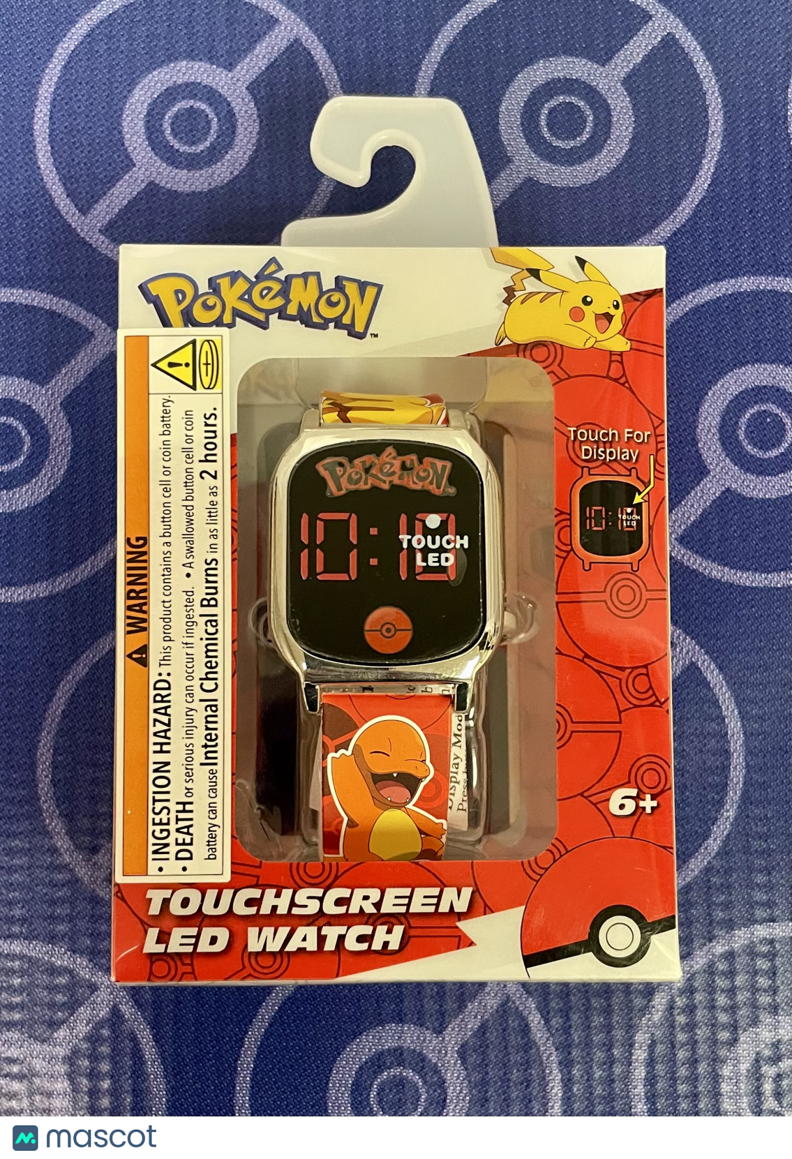 2024 Pokemon Touchscreen LED Watch