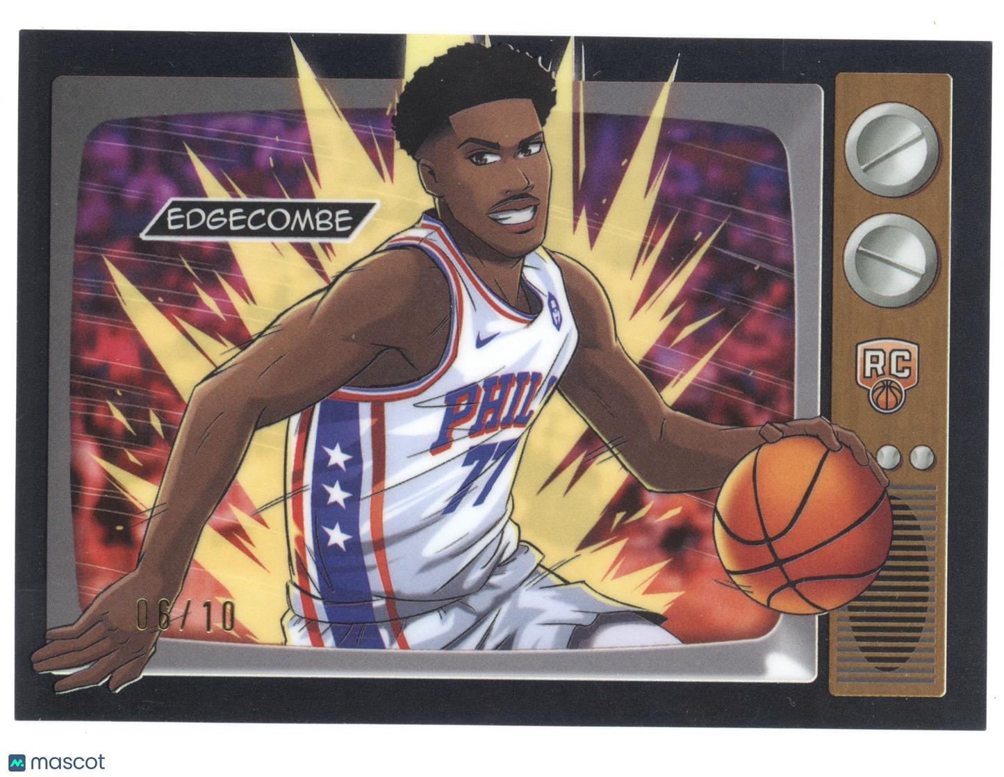 2025 Bowman Chrome Anime VJ Edgecombe #NBA-A21 06/10 RC