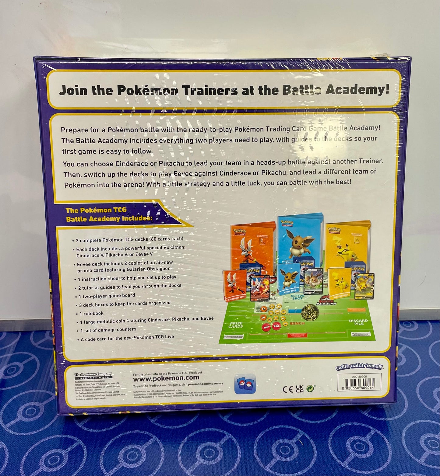2022 Pokemon Battle Academy Board Game
