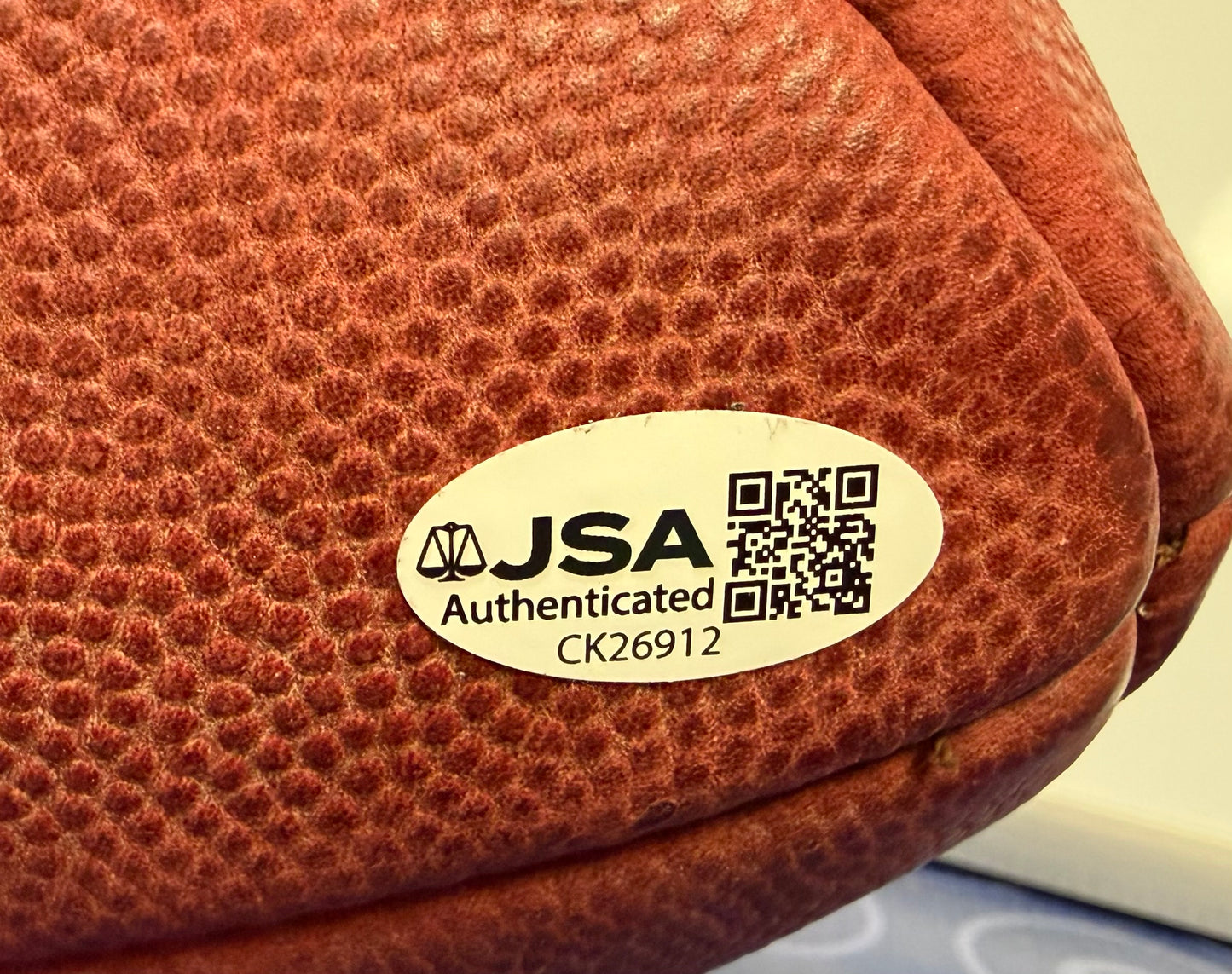 Adrian Peterson Minnesota Vikings Signed Football (JSA COA)