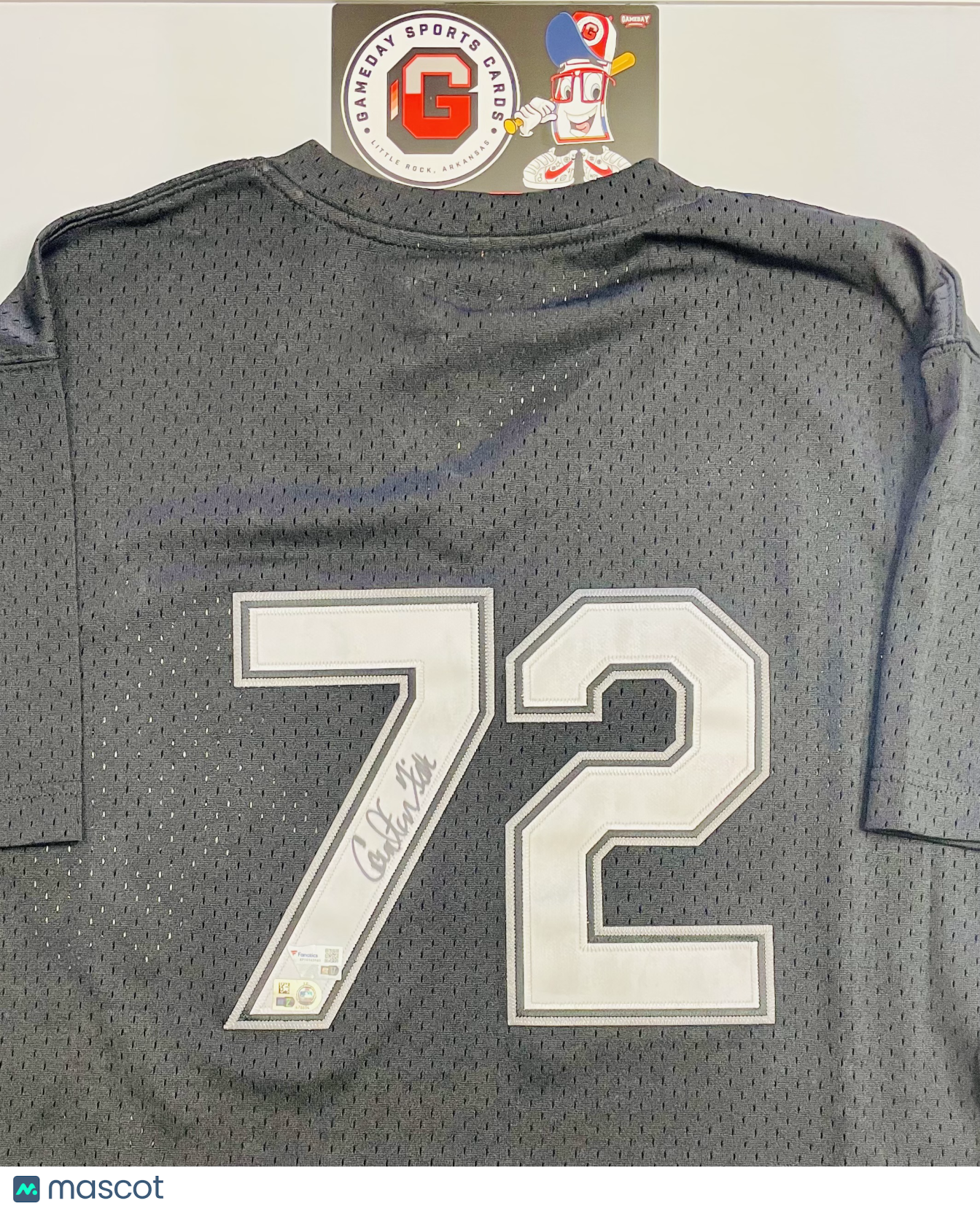 Carlton Fisk Chicago White Sox Signed Baseball Jersey Cooperstown Collection