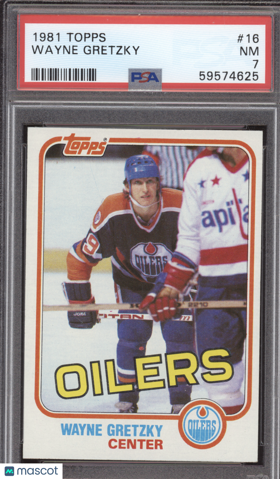 1981 Topps Wayne Gretzky #16 PSA 7