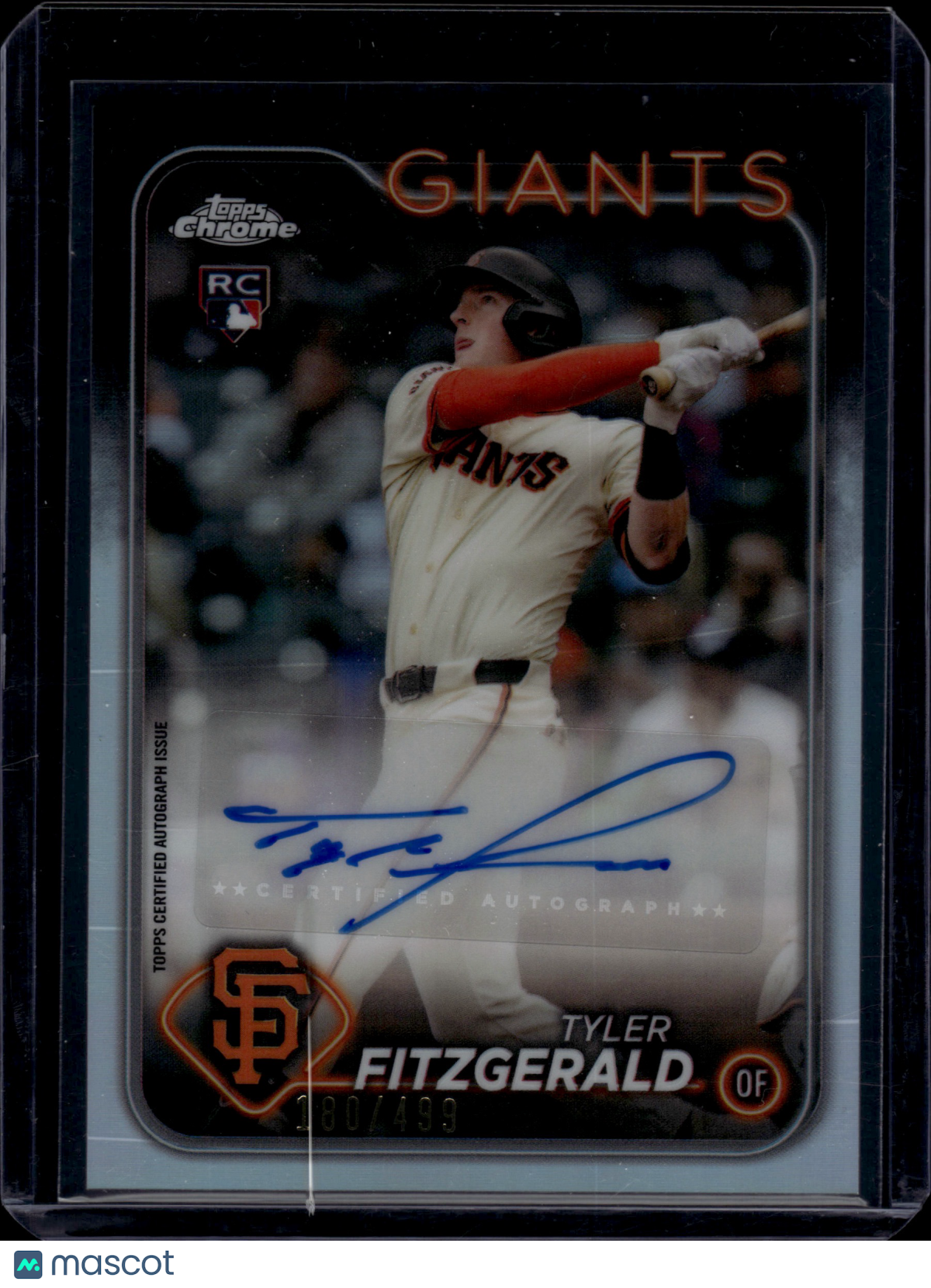 2024 Topps Chrome Tyler Fitzgerald #AC-TF RC 180/499