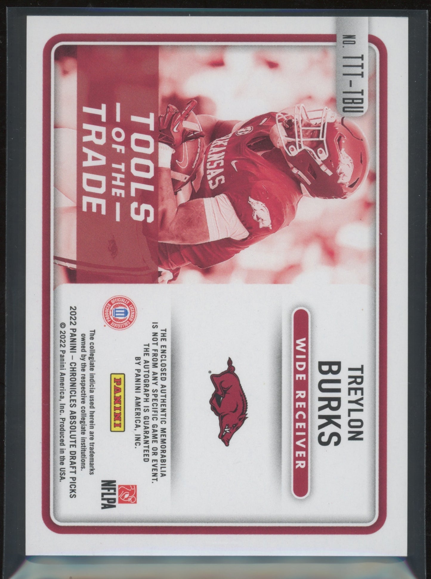 2022 Panini Absolute Tools of the Trade Treylon Burks #T-TT-TBU 44/99