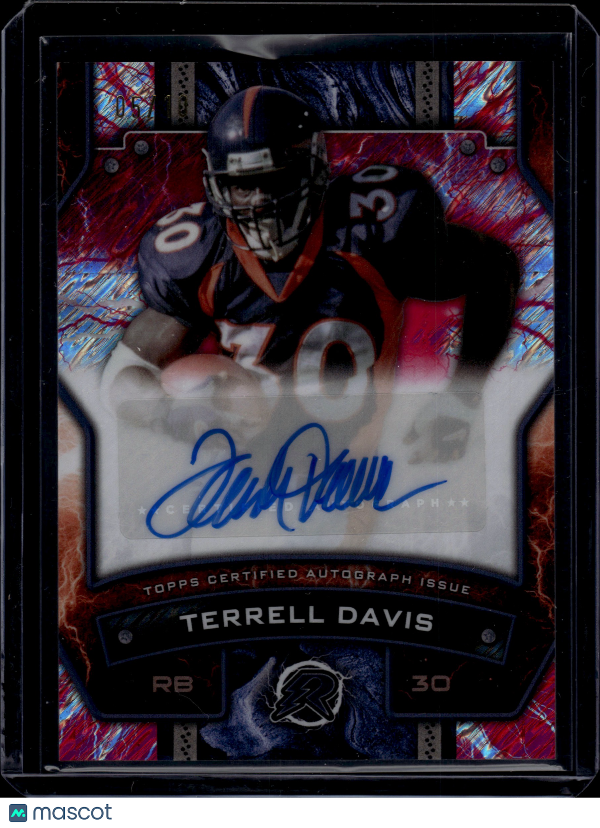 2025 Topps Resurgence Terrell Davis #RS-TDA Auto 5/10