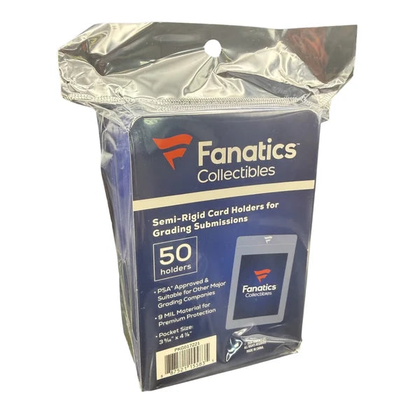 Fanatics Semi Rigid Card Holder 50 Count