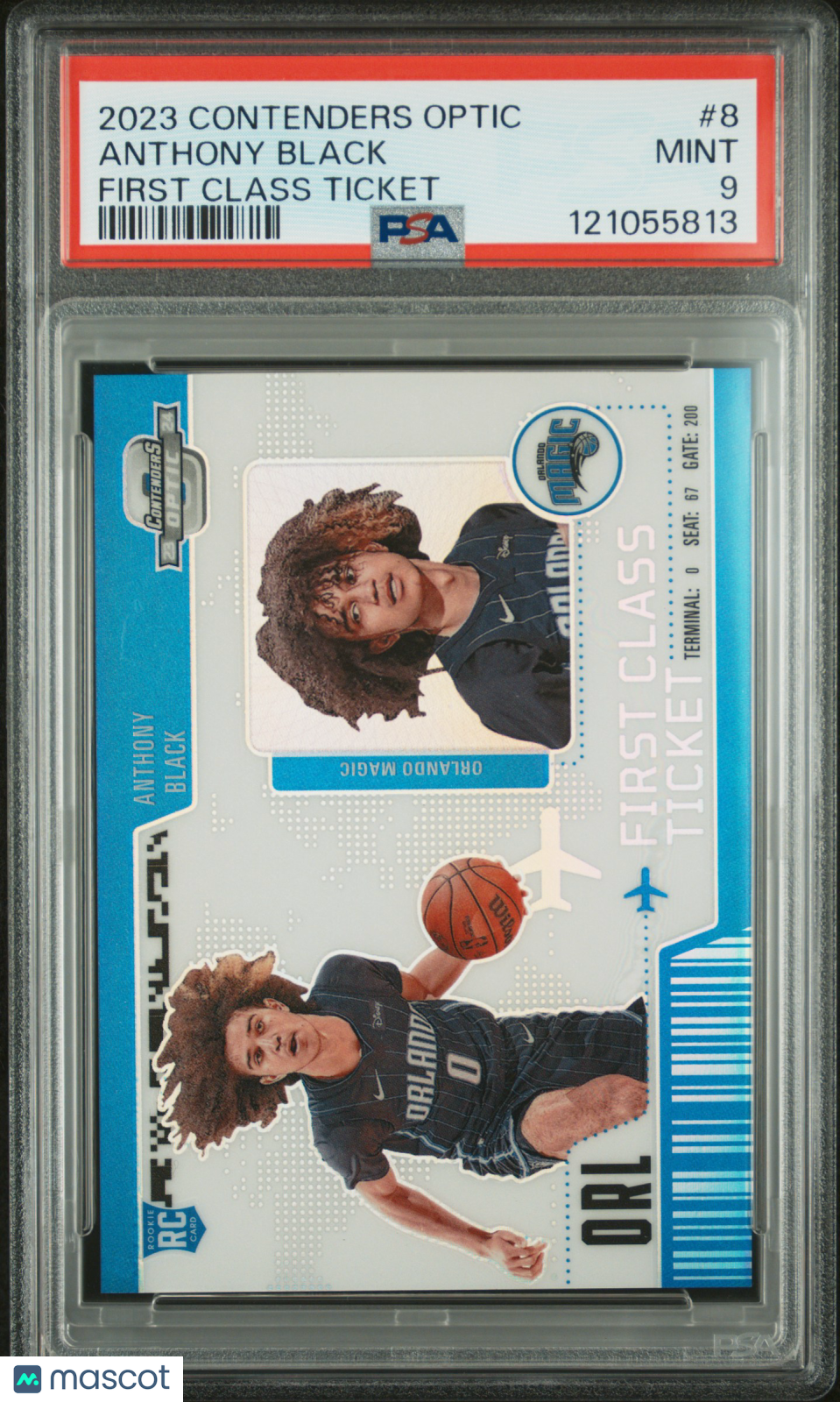 2023 Panini Contenders Optic First Class Ticket Anthony Black #8 PSA 9