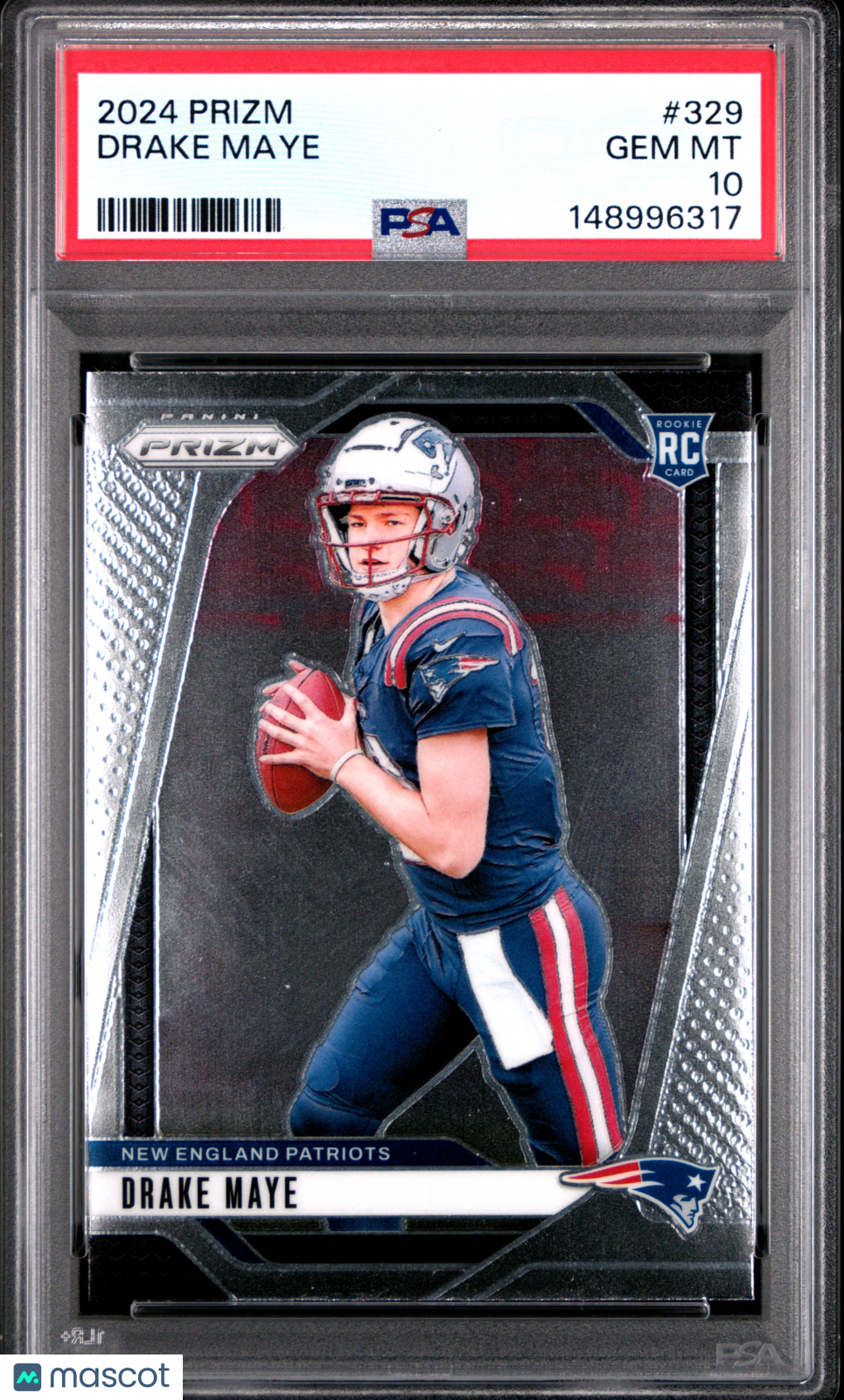 2024 Panini Prizm Drake Maye #329 PSA 10