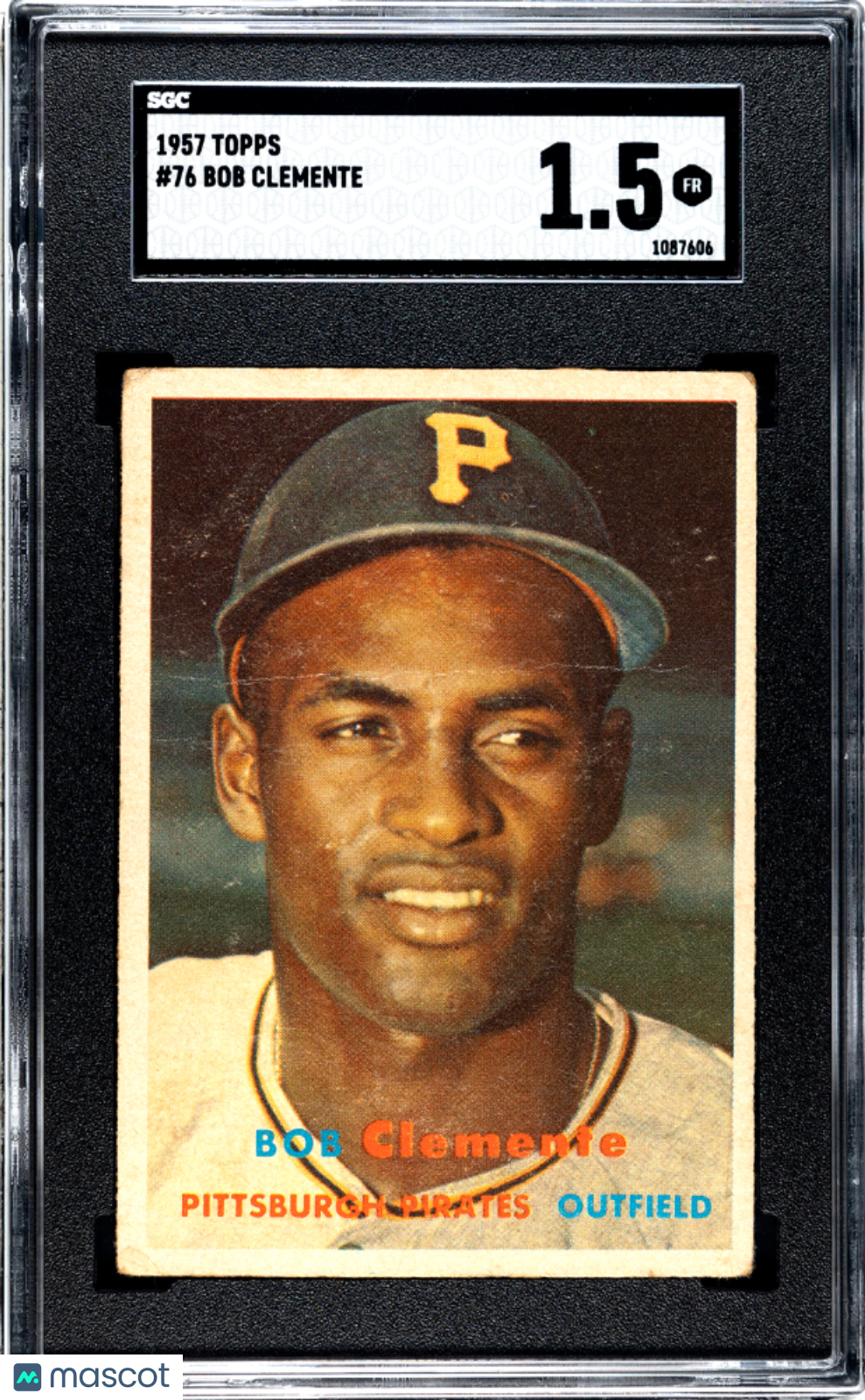 1957 Topps Bob Clemente #76 SGC 1.5