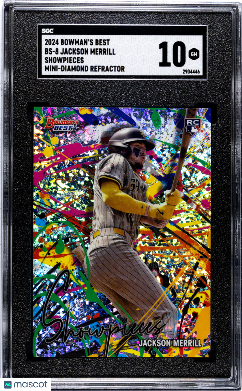 2024 Bowman's Best Jackson Merrill #BS-8 Showpieces Mini Diamond Ref ...