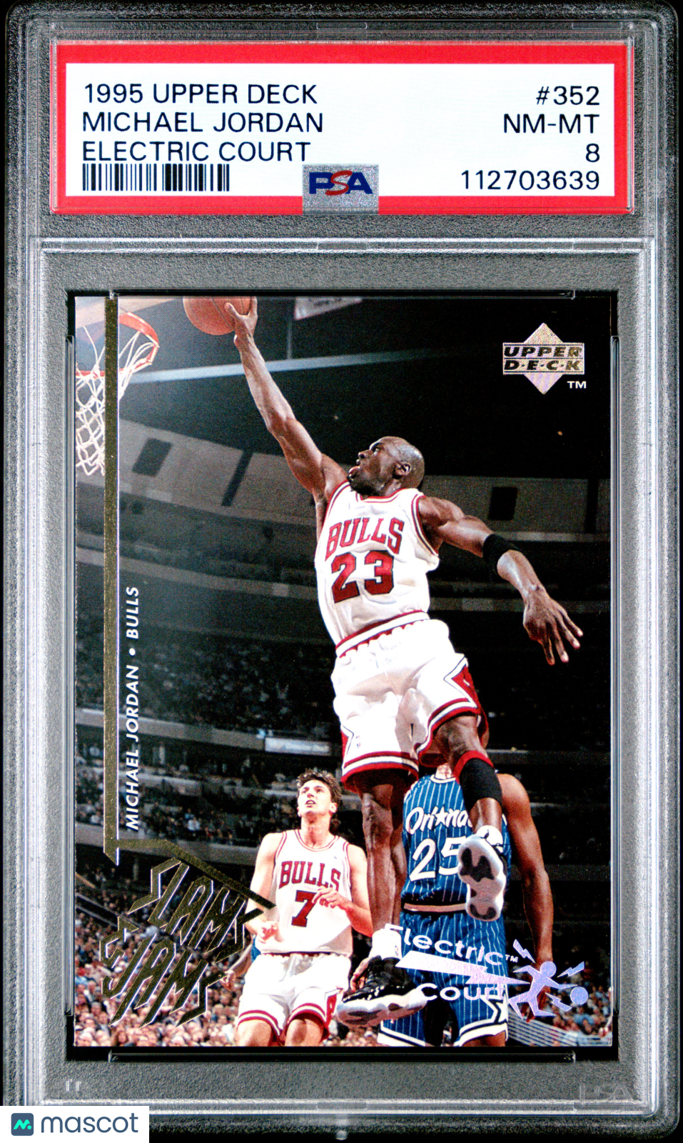 1995 Upper Deck Michael Jordan #352 Electric Court PSA 8