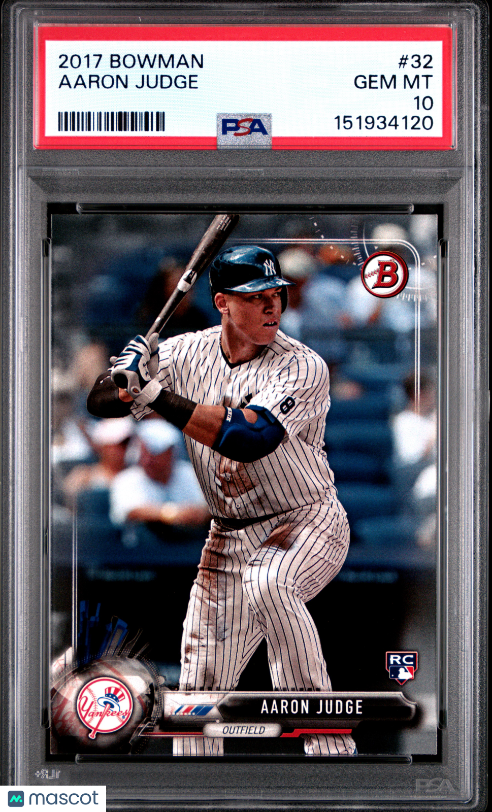 2017 Bowman Aaron Judge #32 PSA 10