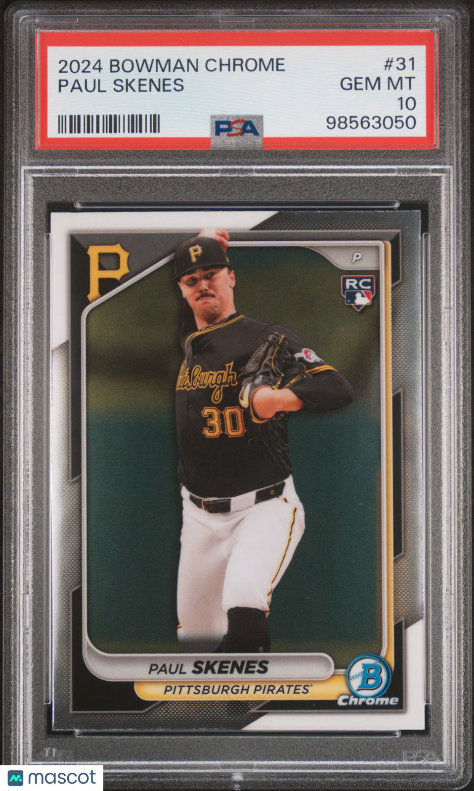 2024 Bowman Chrome Paul Skenes #31 PSA 10