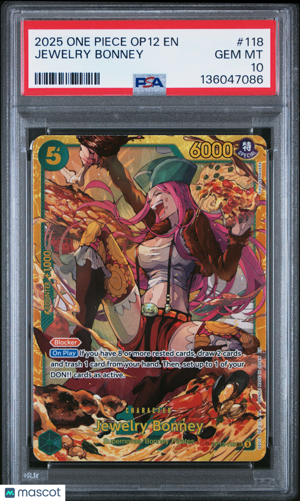 2025 One Piece Op12-Legacy Of The Master Jewelry Bonney PSA 10 #118