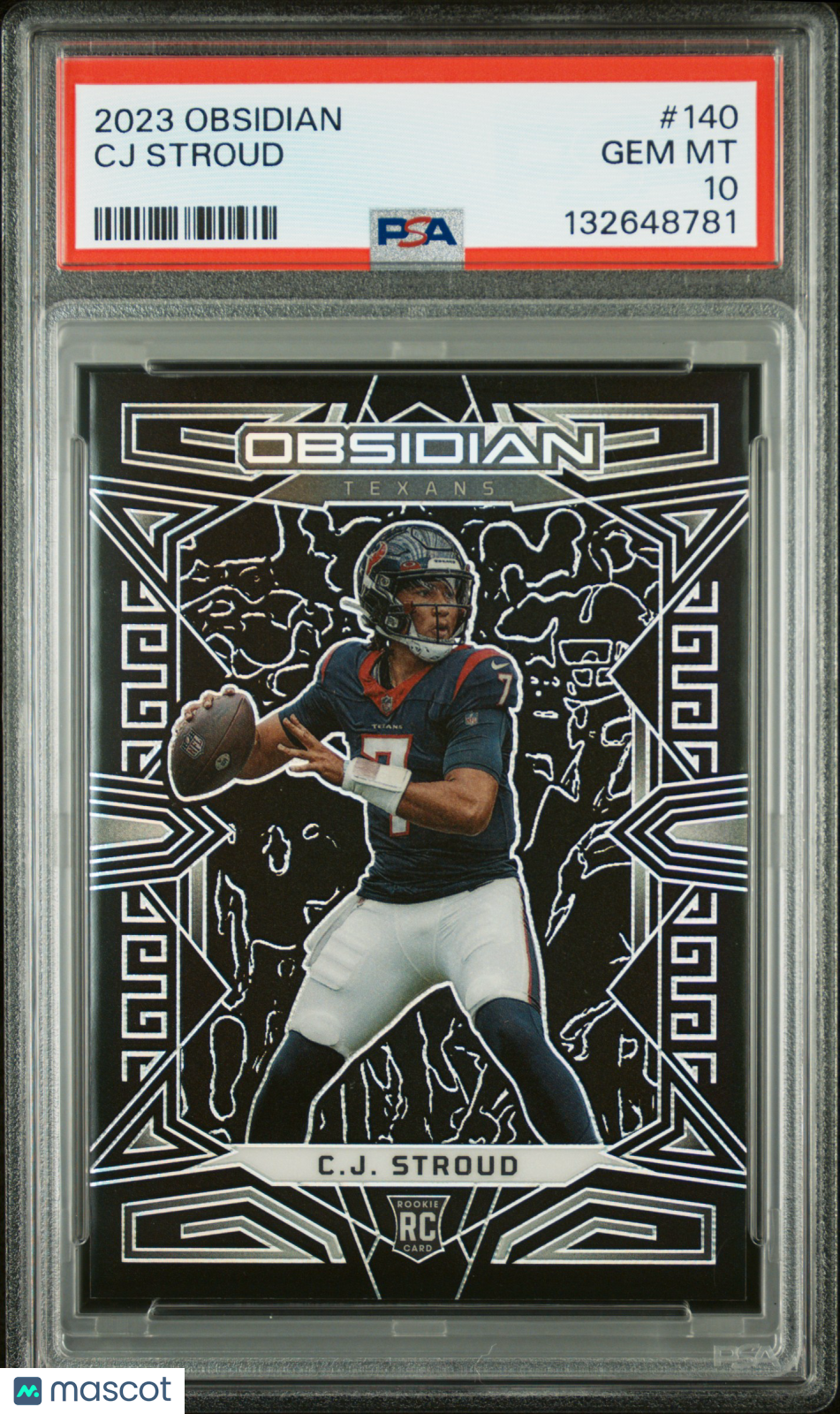 2023 Panini Obsidian CJ Stroud #140 RC PSA 10