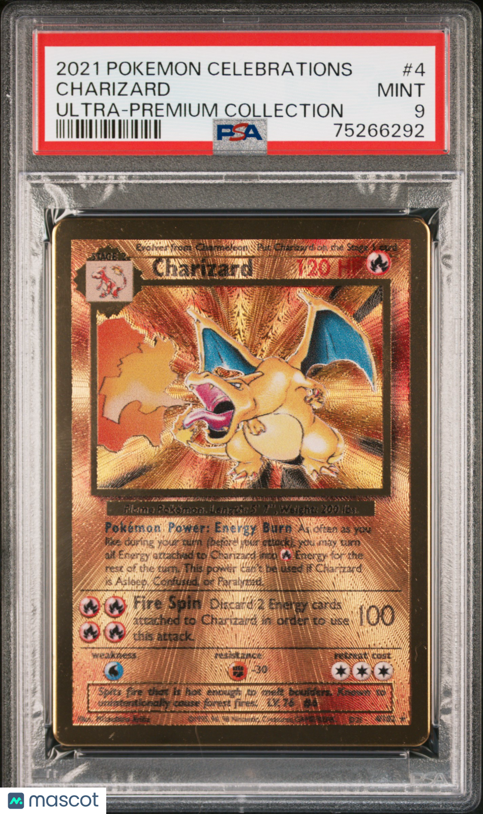 2021 Pokemon Celebrations Ultra-Premium Collection Charizard PSA 9 #4