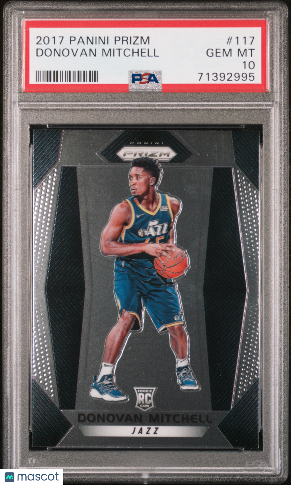 2017 Panini Prizm Donovan Mitchell #117 PSA 10
