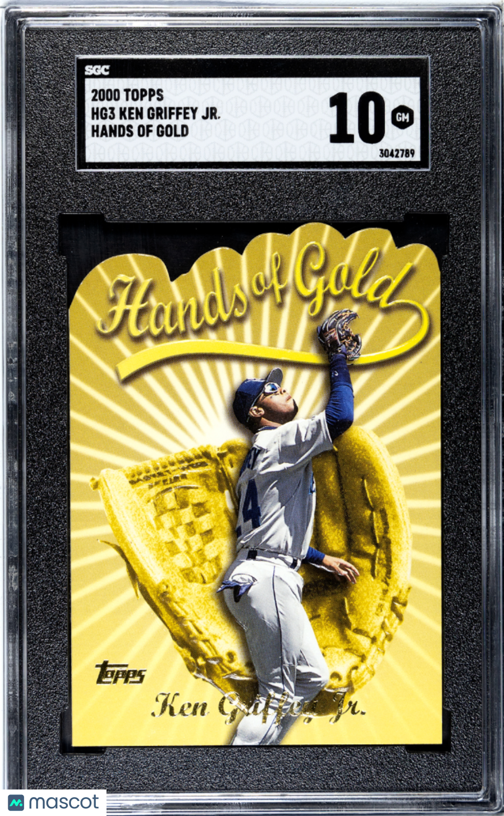 2000 Topps Ken Griffey Jr. #HG3 Hands Of Gold SGC 10