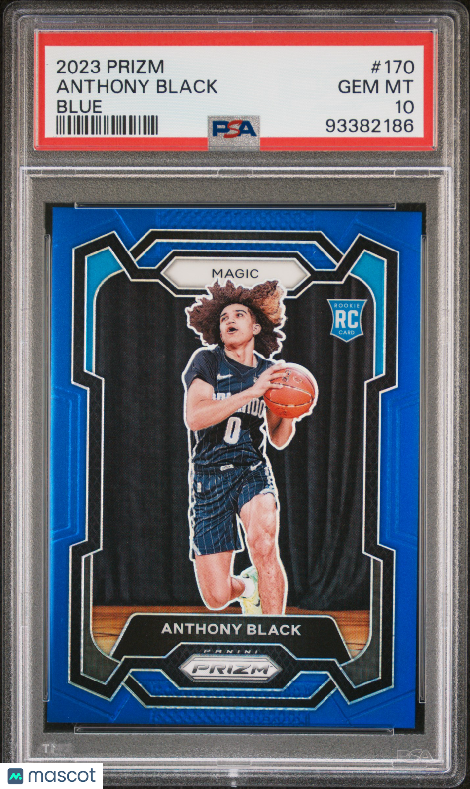 2023 Panini Prizm Anthony Black #170 Blue RC 159/199 PSA 10