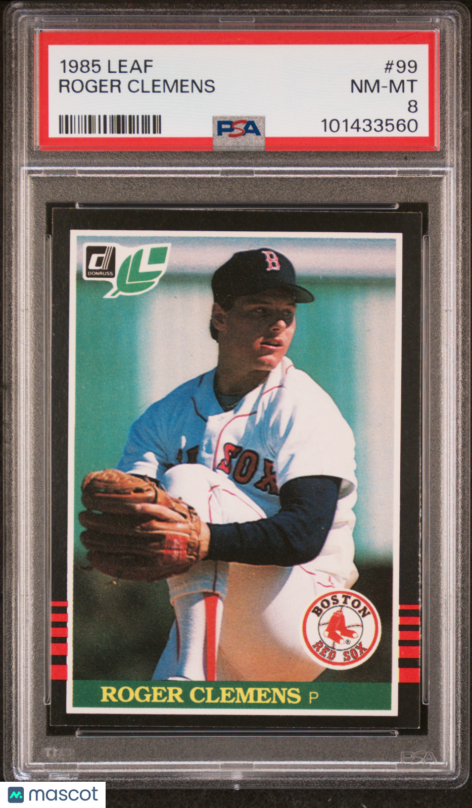 1985 Leaf Roger Clemens #99 PSA 8