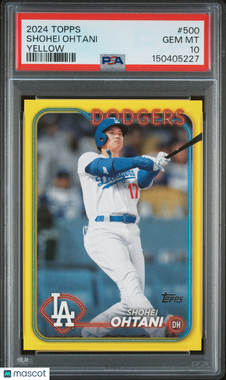 2024 Topps Shohei Ohtani #500 Yellow PSA 10