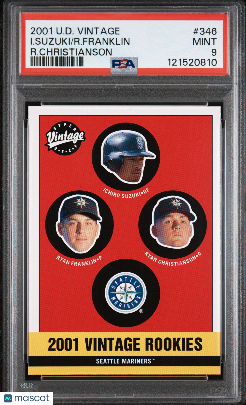2001 Upper Deck Vintage I. Suzuki, R. Christianson R. Franklin #346 PSA 9