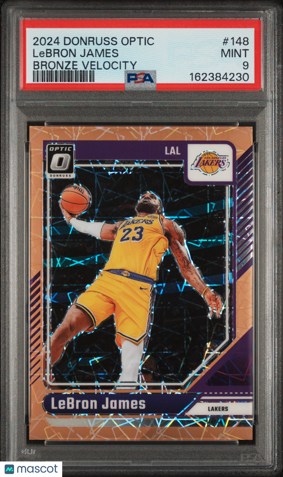 2024 Donruss Optic LeBron James #148 Bronze Velocity 012/125 PSA 9