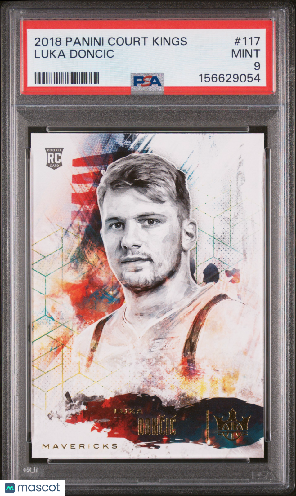 2018 Panini Court Kings Luka Doncic #117 RC PSA 9