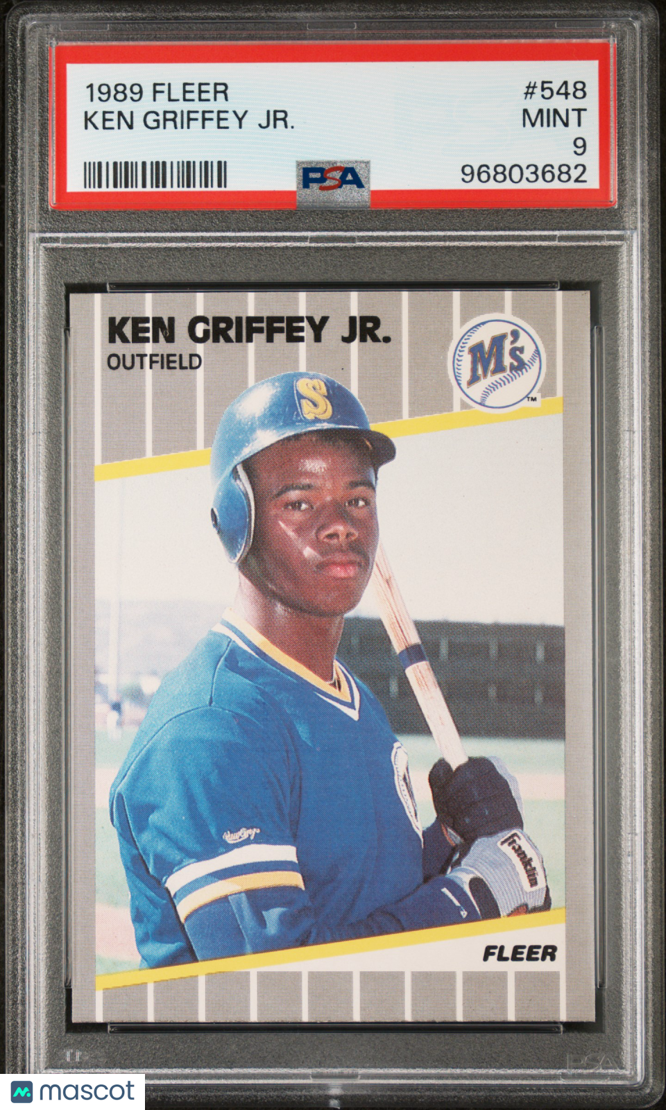 1989 Fleer Ken Griffey Jr. #548 RC PSA 9