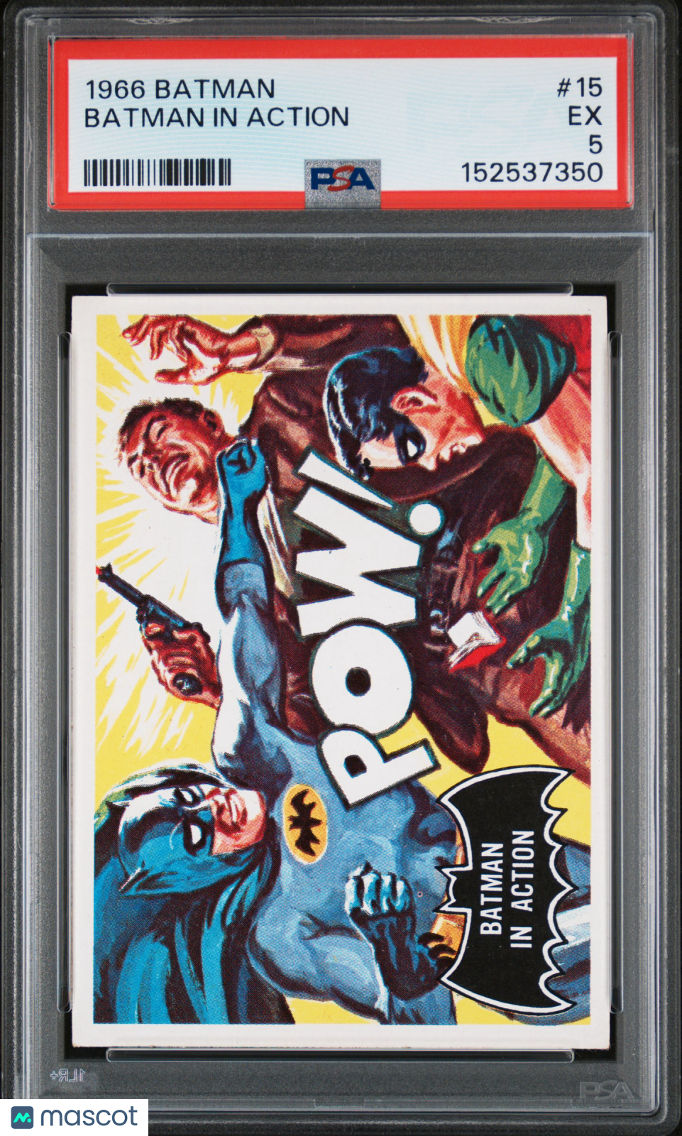 1966 Topps Batman Batman In Action #15 PSA 5