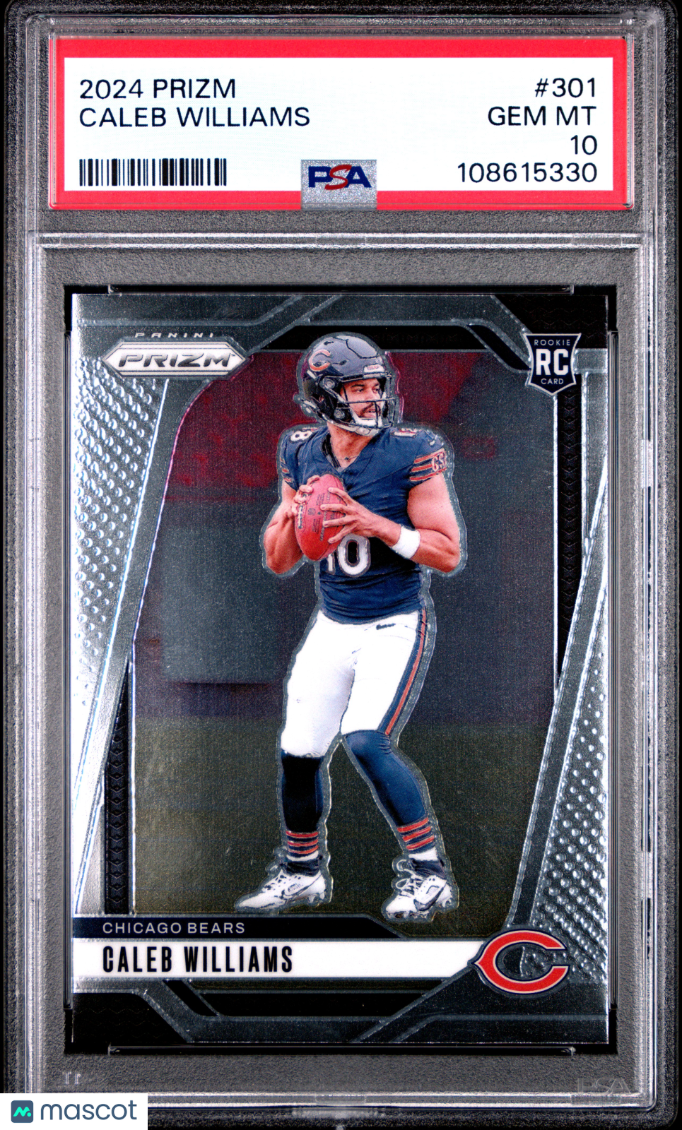 2024 Panini Prizm Caleb Williams #301 RC PSA 10