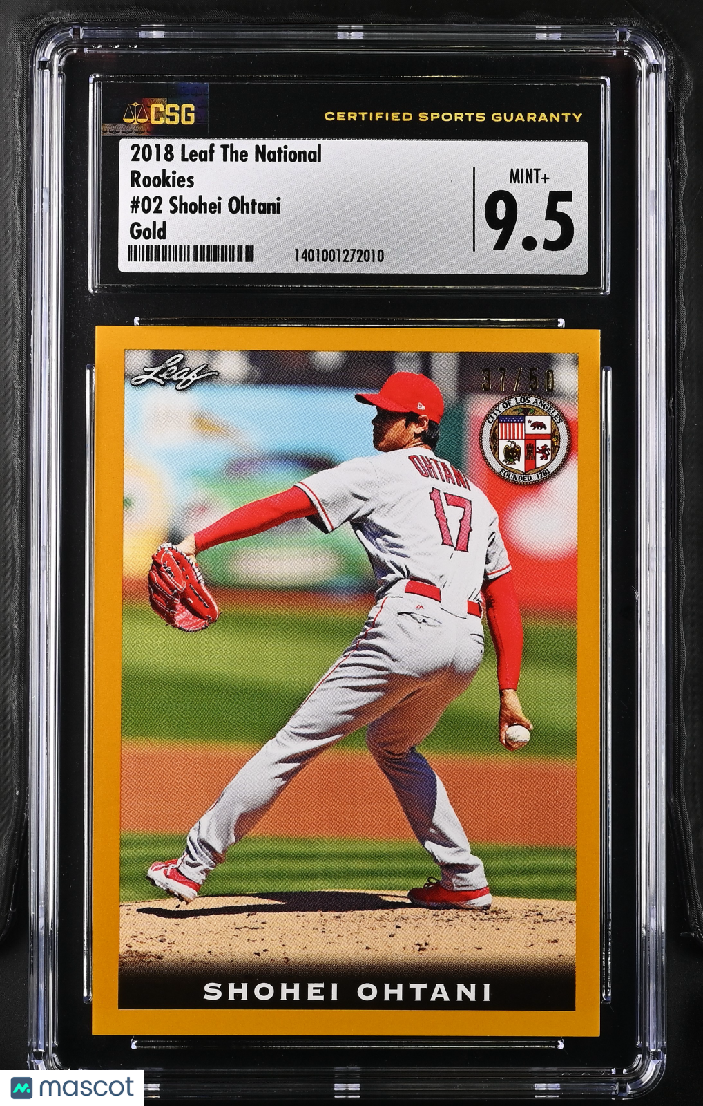 2018 Leaf The National Shohei Ohtani Rookies #02 CGC 9.5