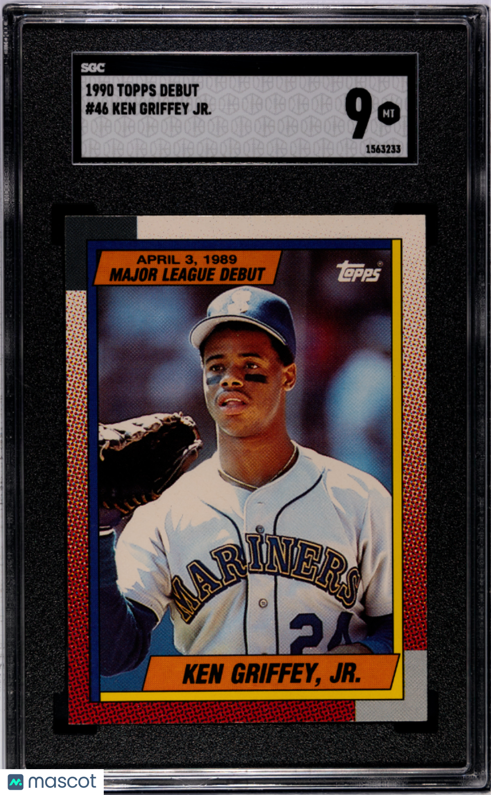 1990 Topps Debut Ken Griffey Jr. #46 SGC 9