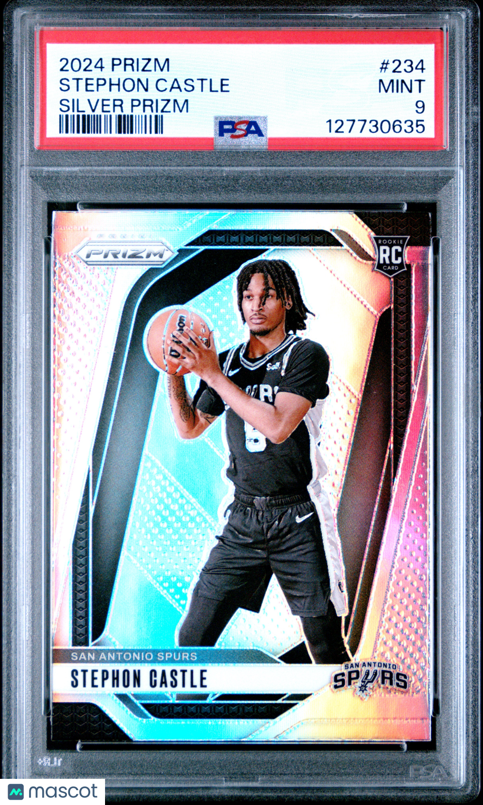 2024 Panini Prizm Stephon Castle #234 Silver PSA 9