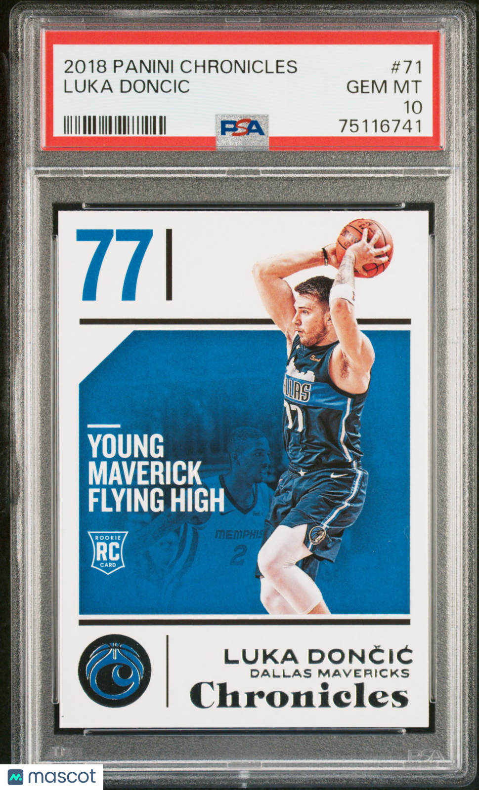 2018 Panini Chronicles Luka Doncic #71 RC PSA 10